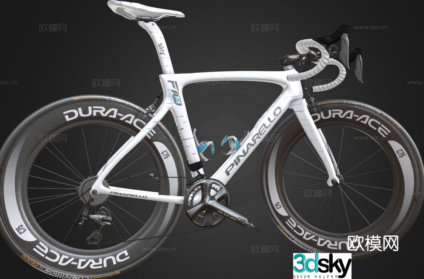 Pinarello DOGMA F10 XLIGHT Bike Mountain Bike 3d model