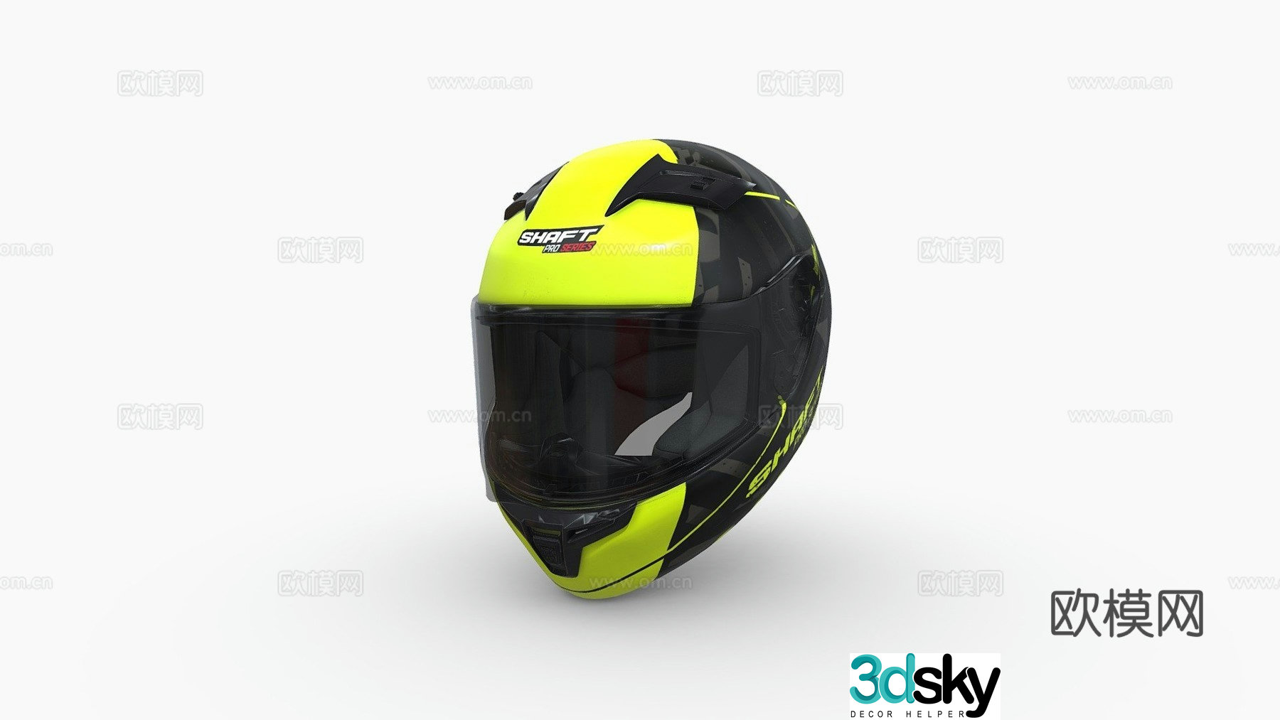 motorcycle helmet 3d model