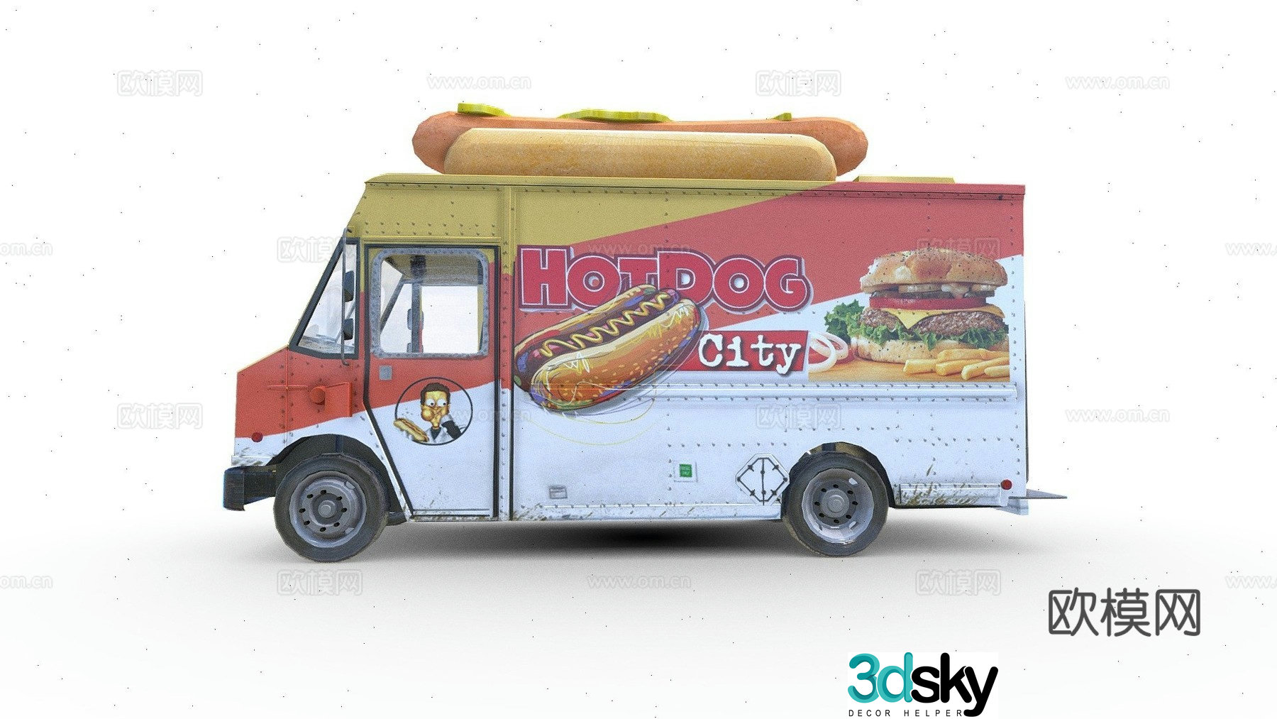 food truck 3d model