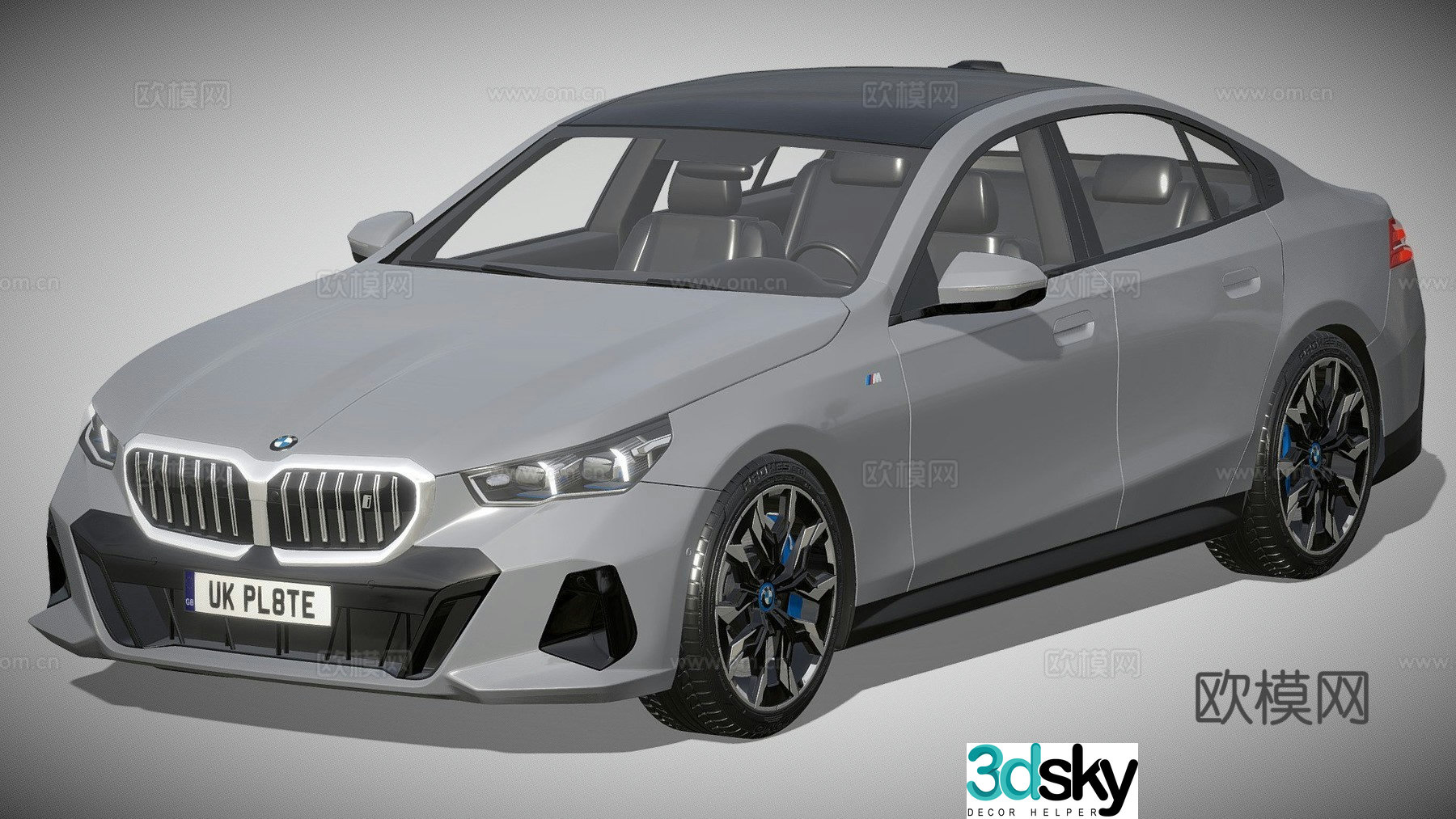 BMW i5 G60 2024 car 3d model