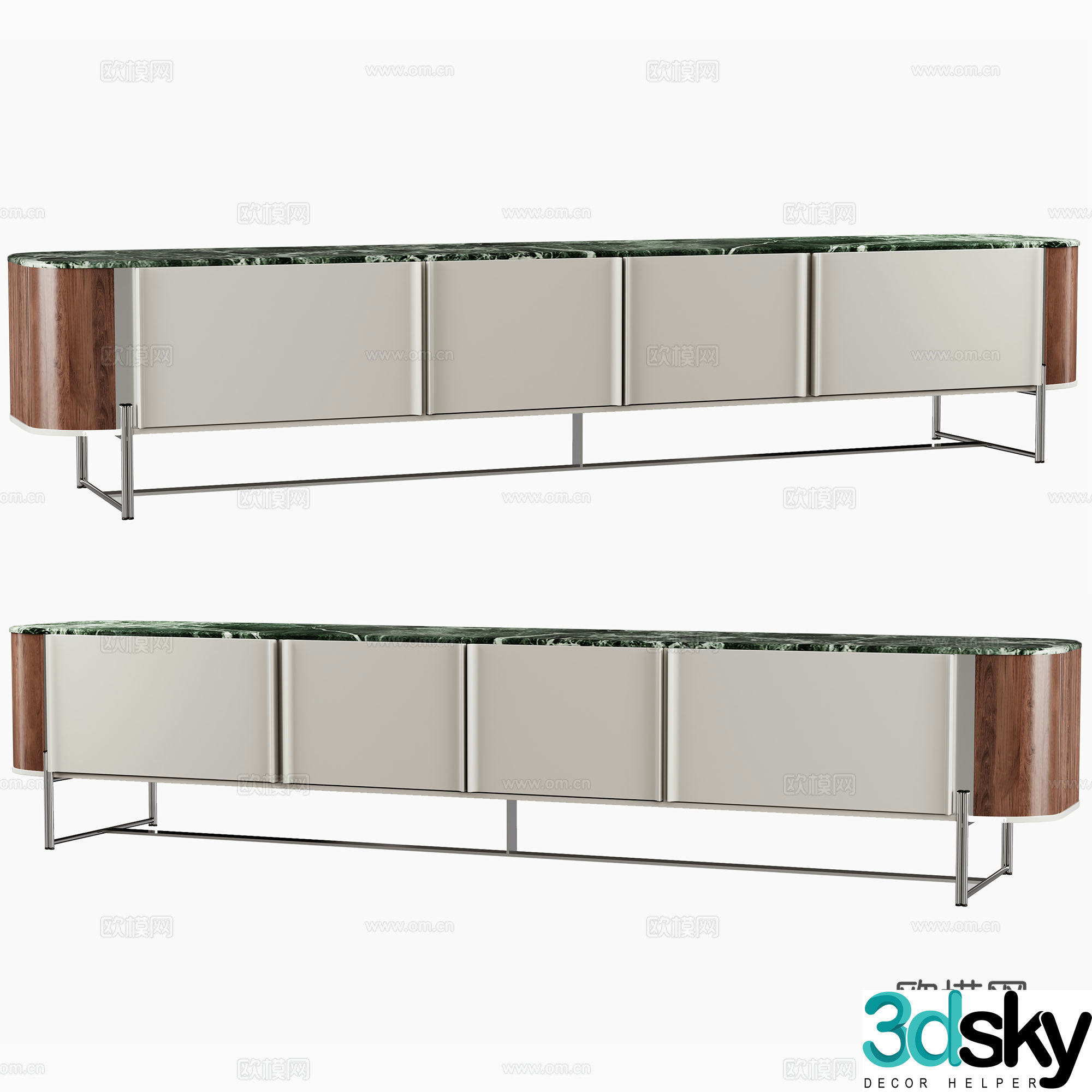 Modern TV cabinet 3d model