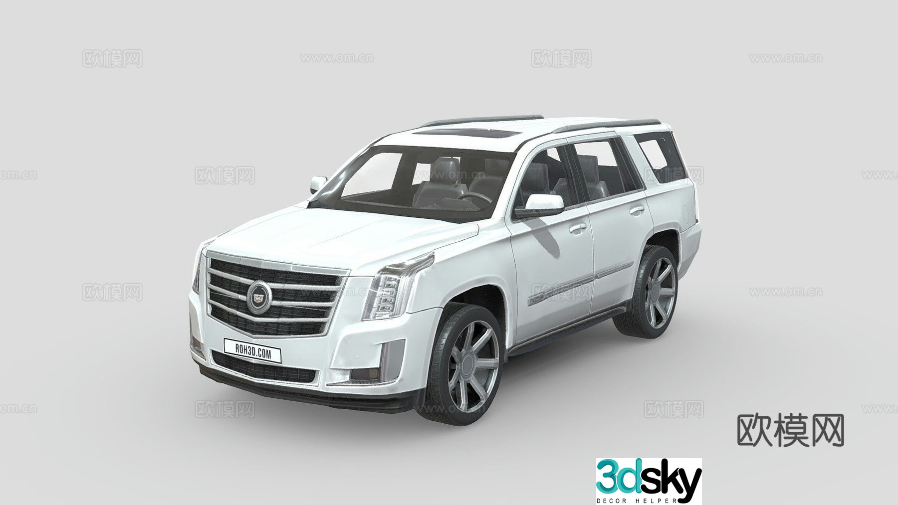 cadillac escalade car 3d model