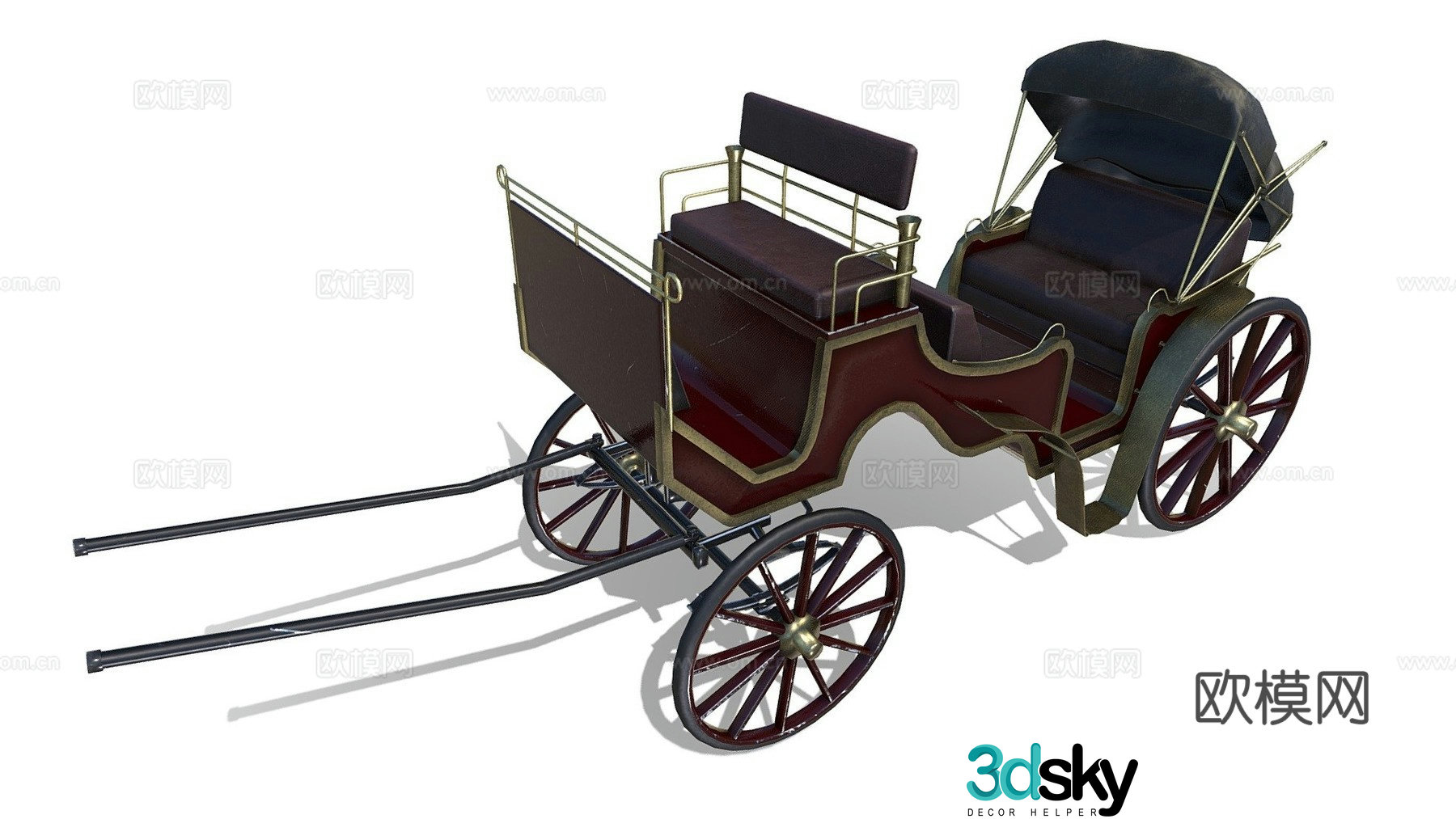 Stagecoach 3d model