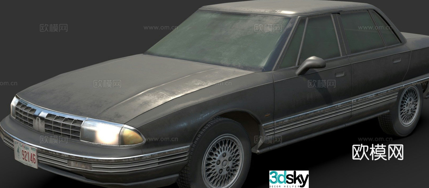 car sedan 3d model