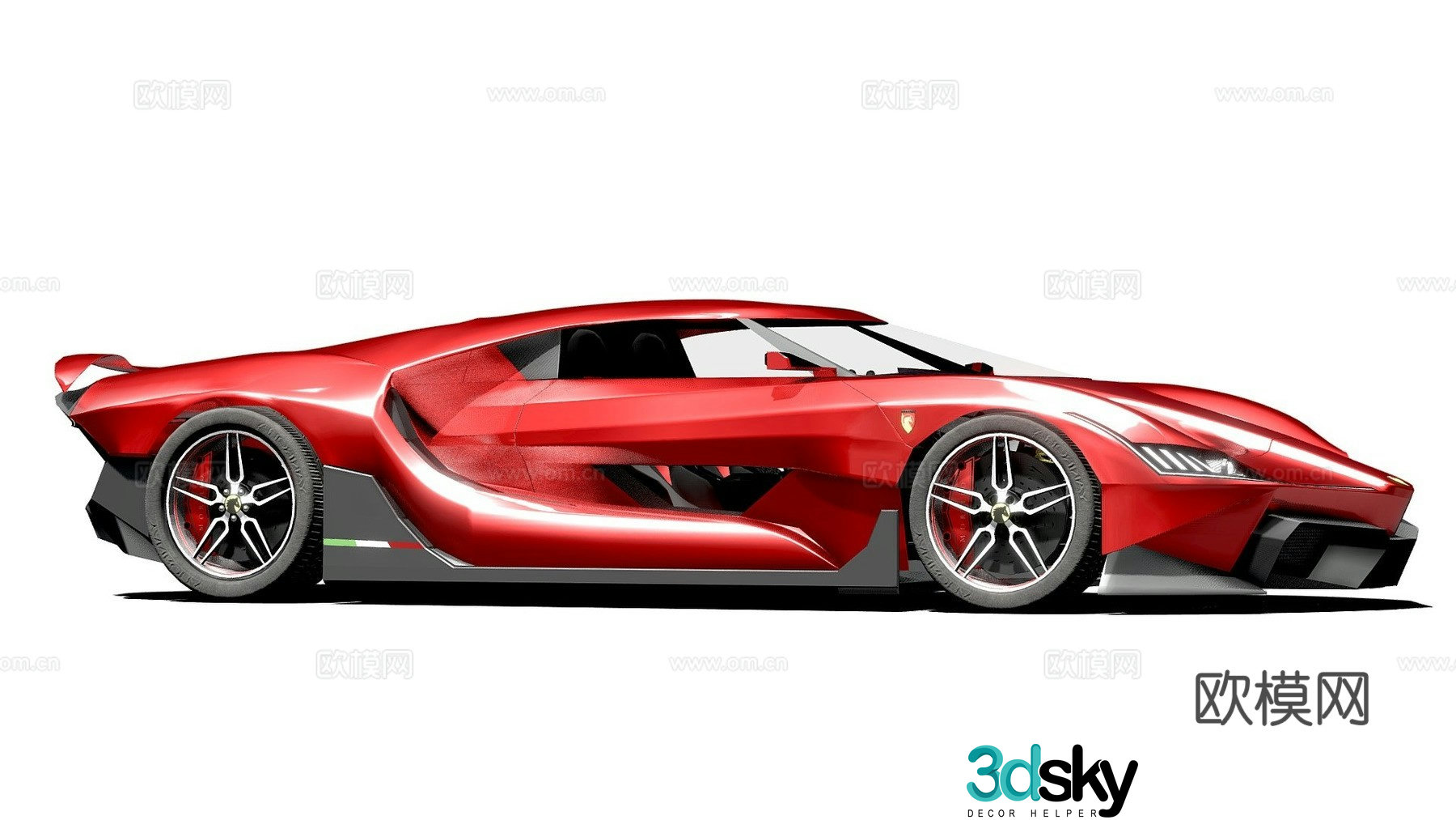 luxury car sports car supercar car 3d model