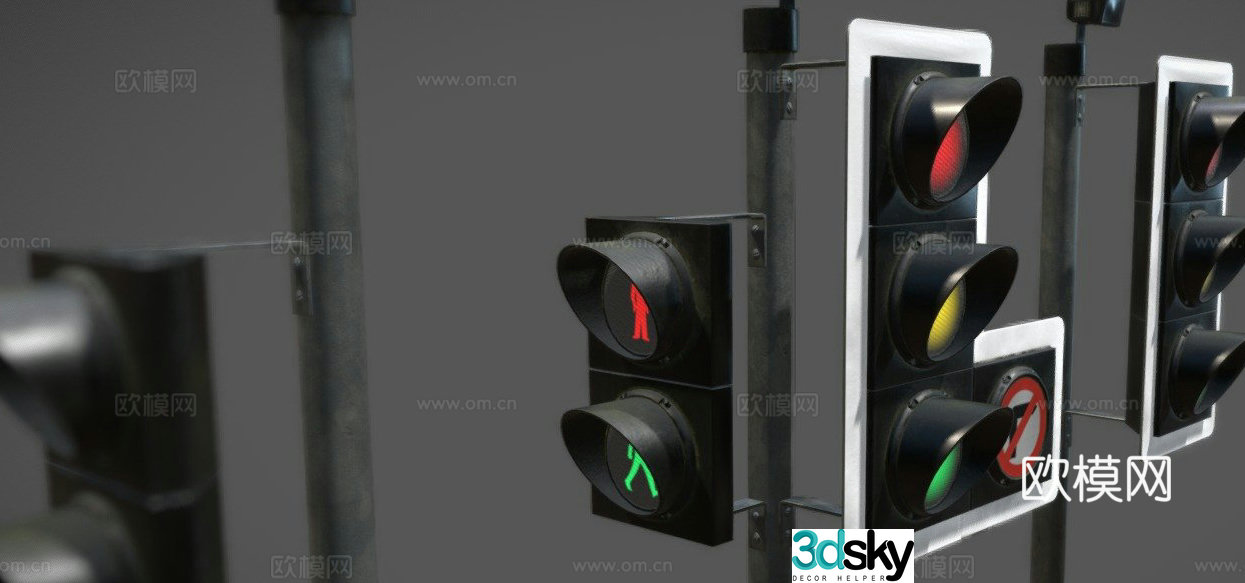 traffic light traffic light 3d model