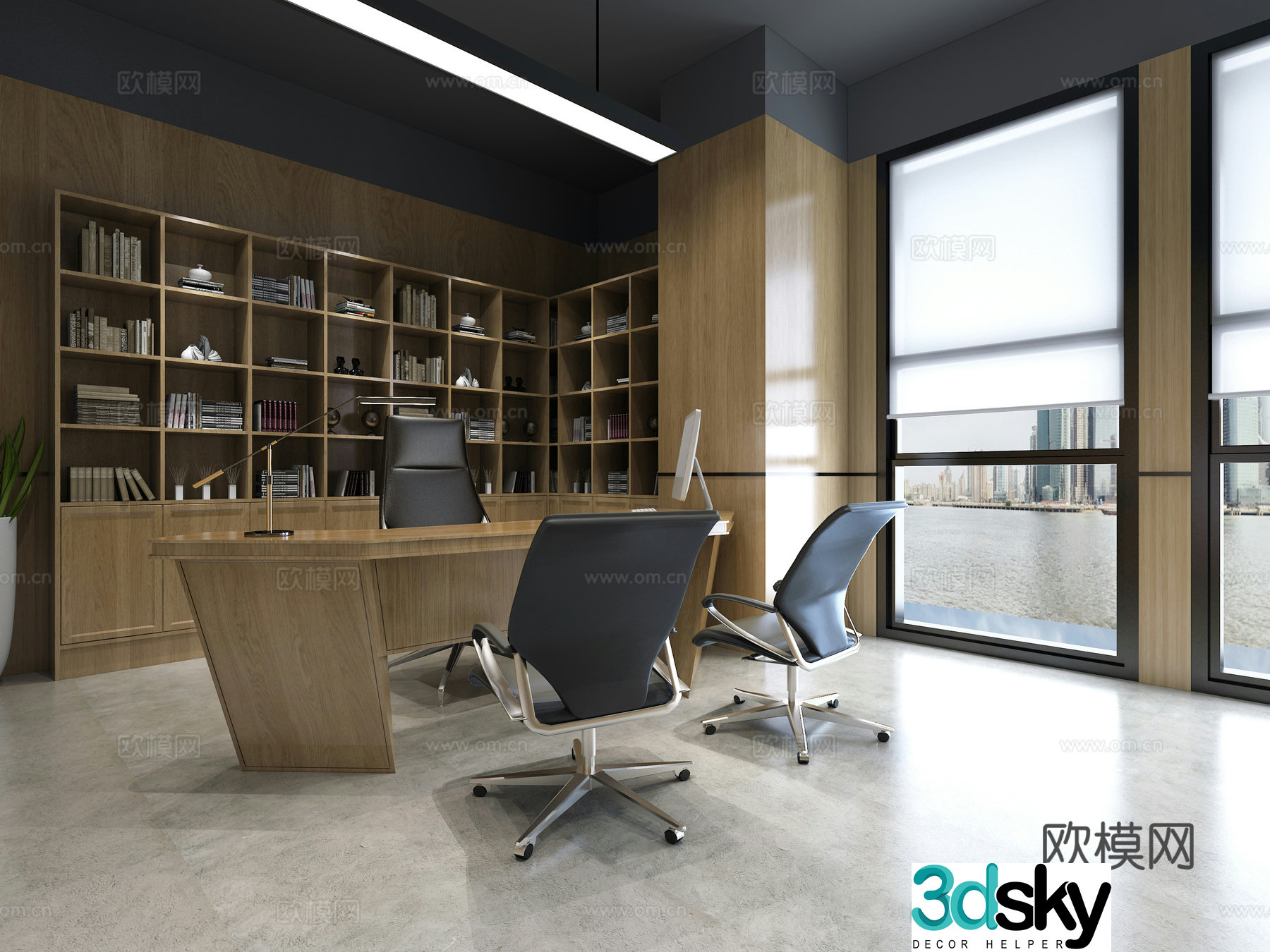 General Manager’s Room Chairman’s Room 3D model