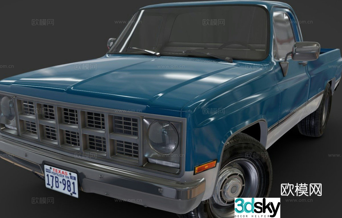 pickup truck 3d model
