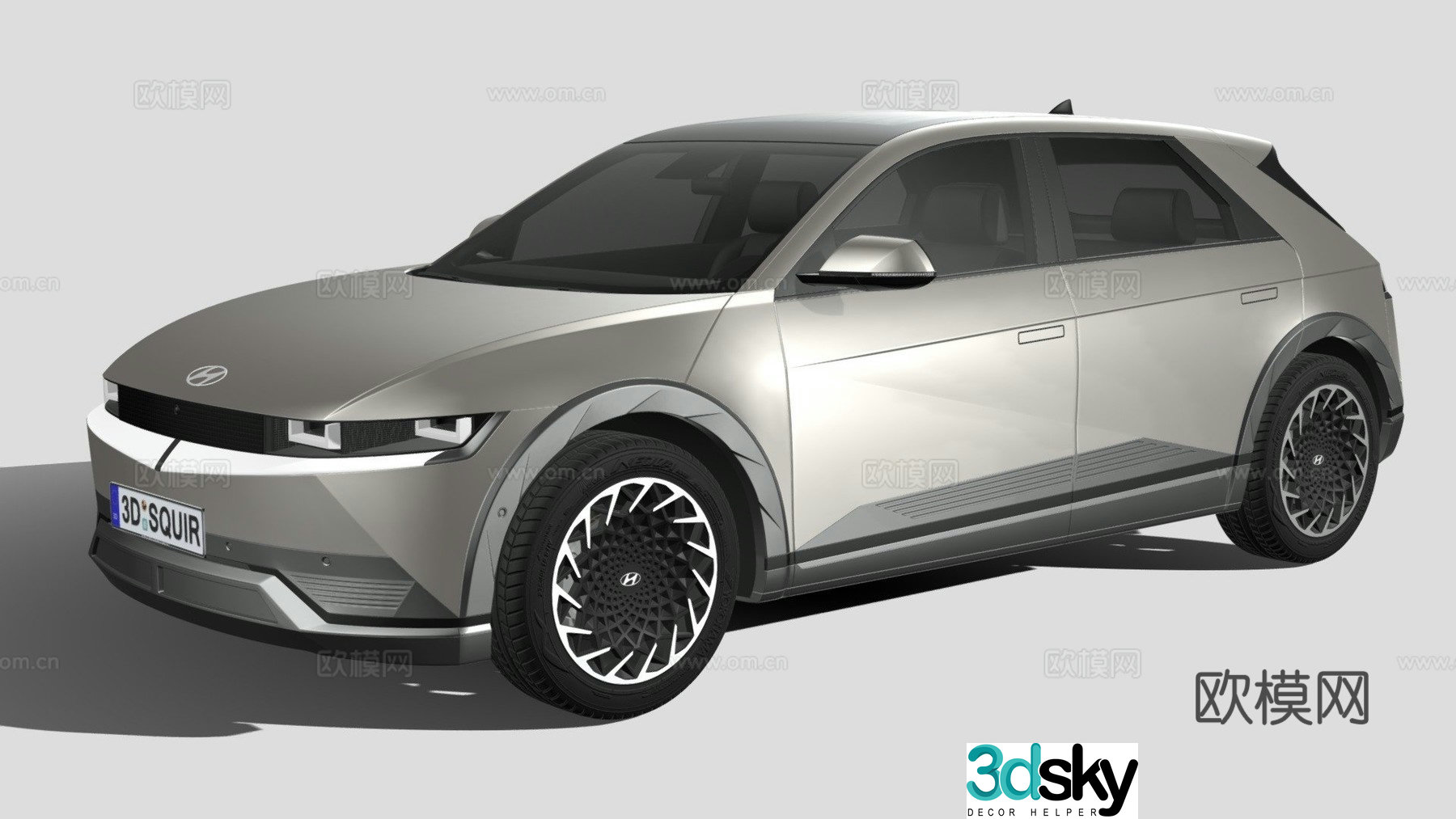 Hyundai Ioniq 5 2022 car 3d model