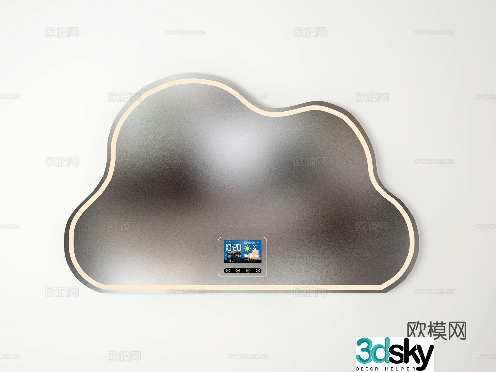 smart mirror 3d model