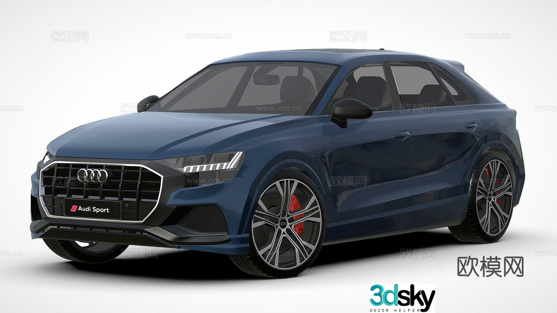 Audi RS Q8 car 3d model