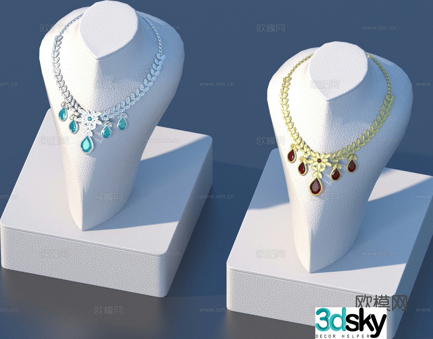 jewelry necklace 3d model