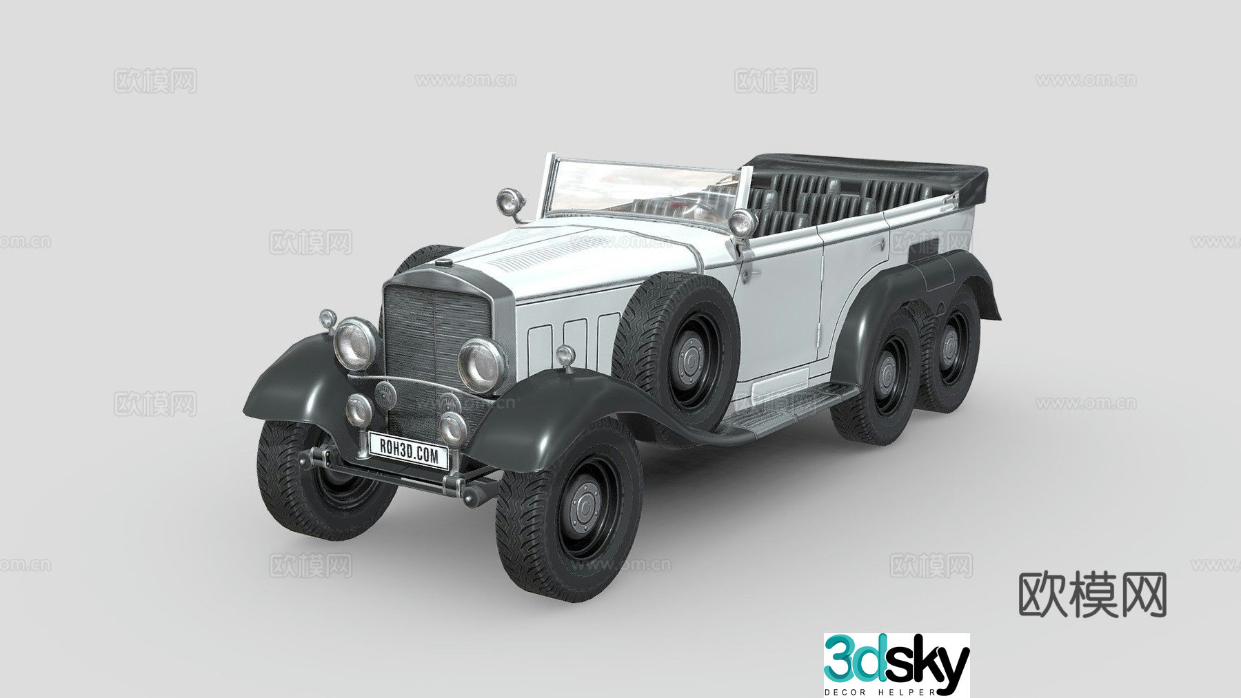Mercedes Benz W31 G4 car 3d model