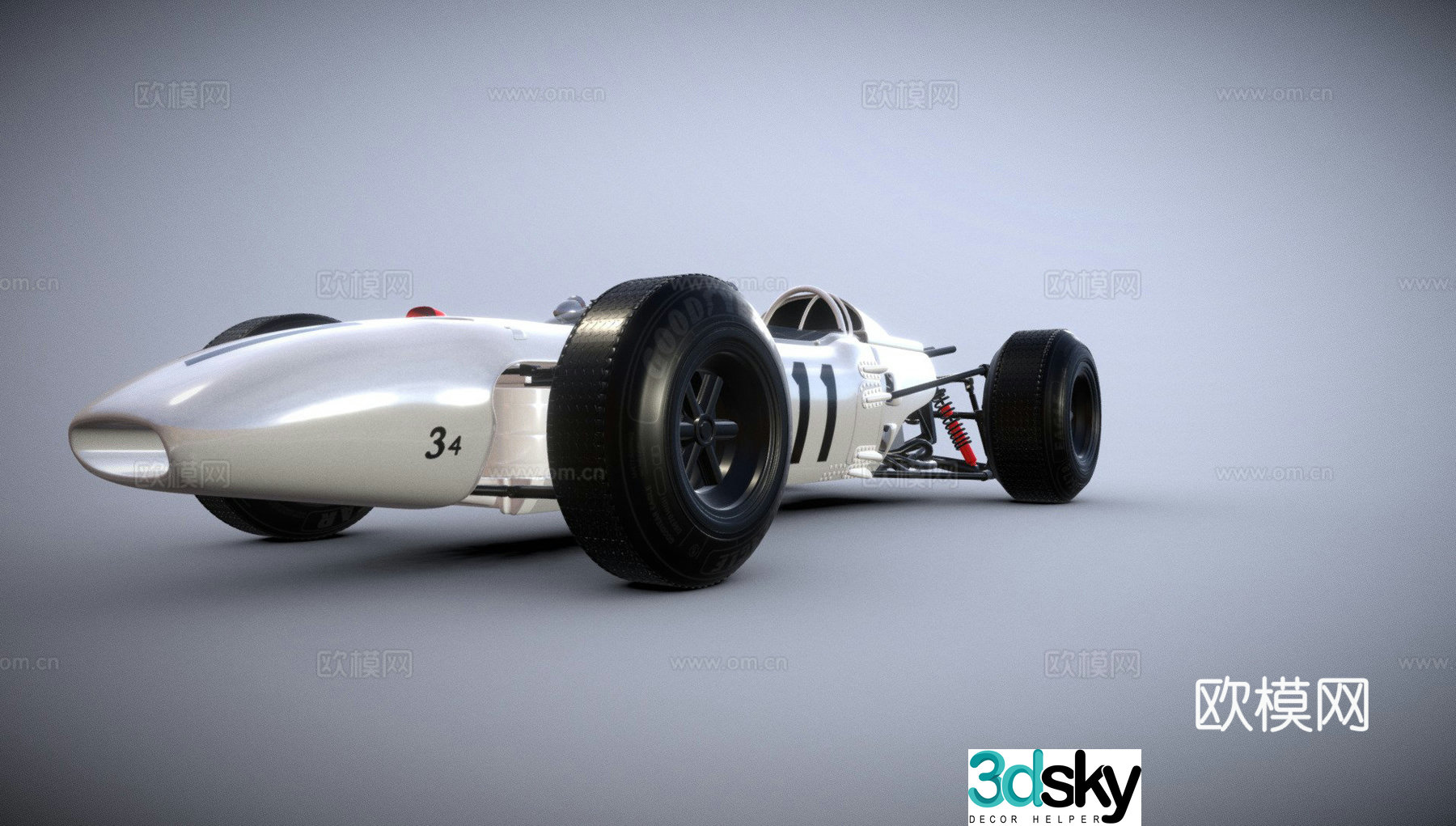 honda racing 3d model