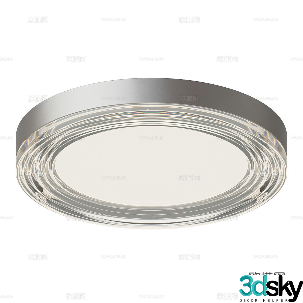 Simple ceiling lamp bedroom lamp 3d model