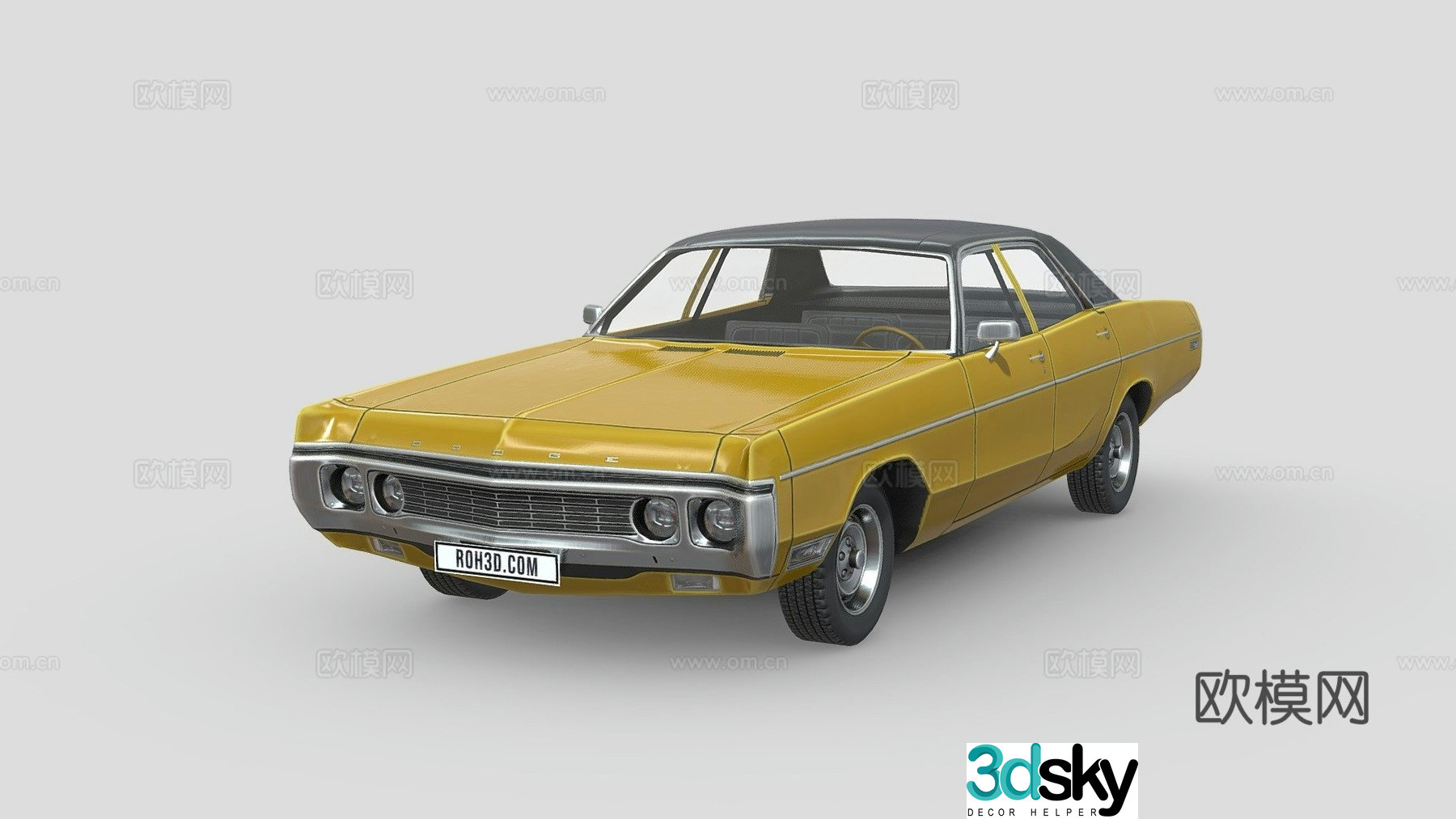 Dodge Polara car 3d model