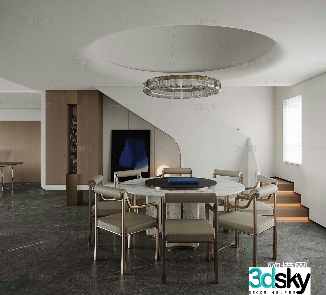 Italian restaurant 3d model