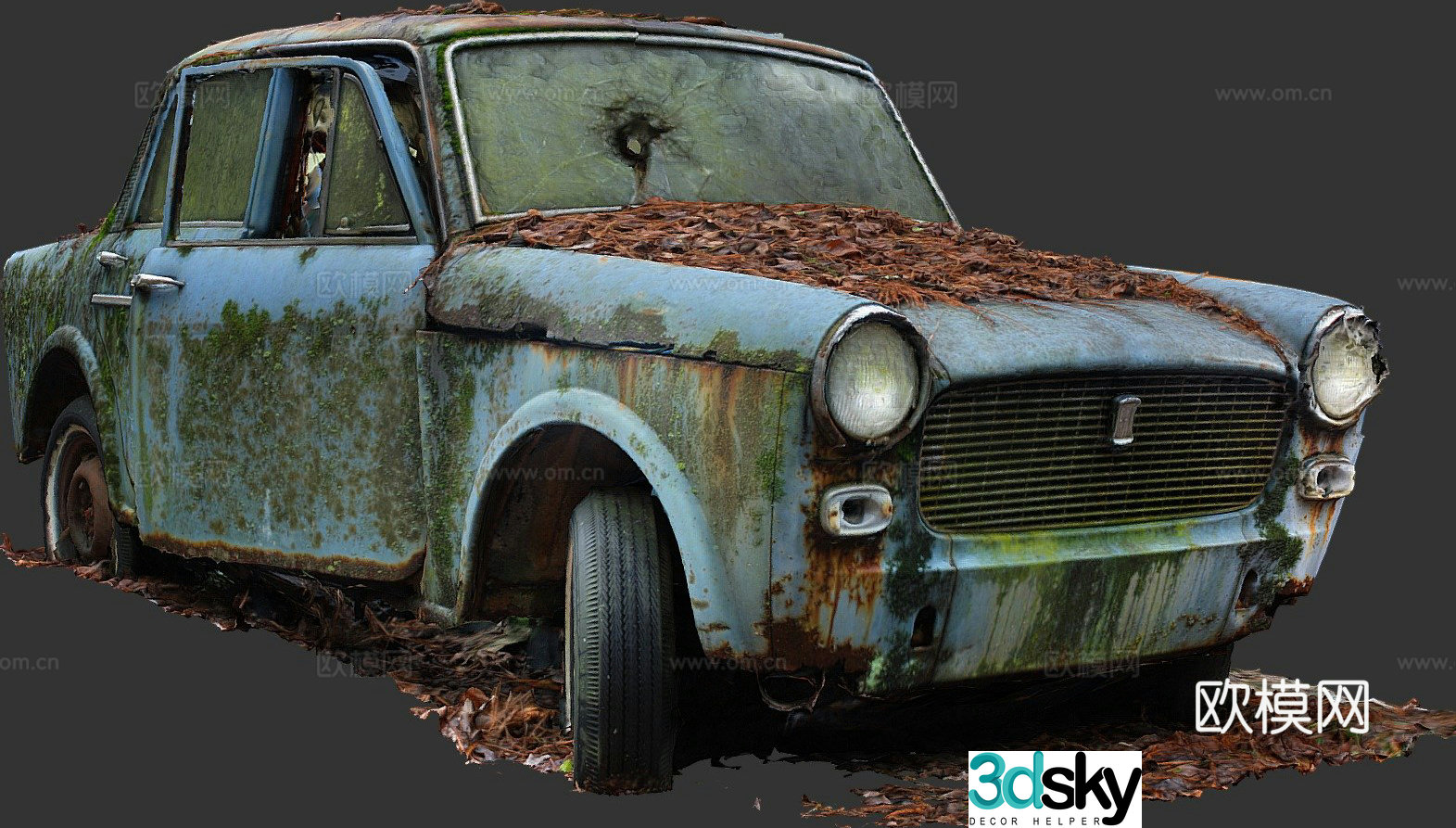 fiat 1100 car 3d model