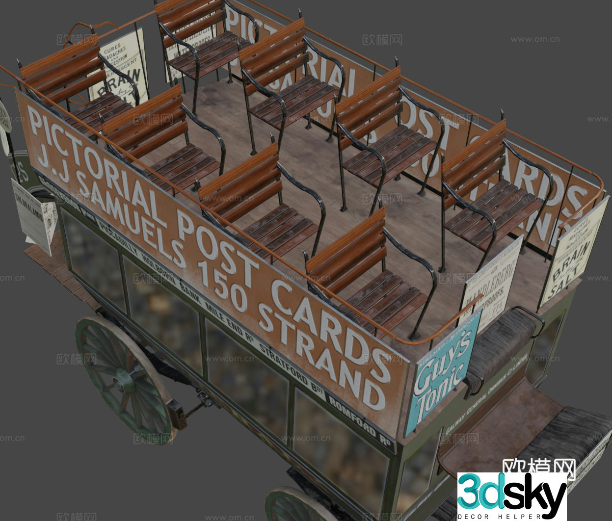 London general bus 3d model