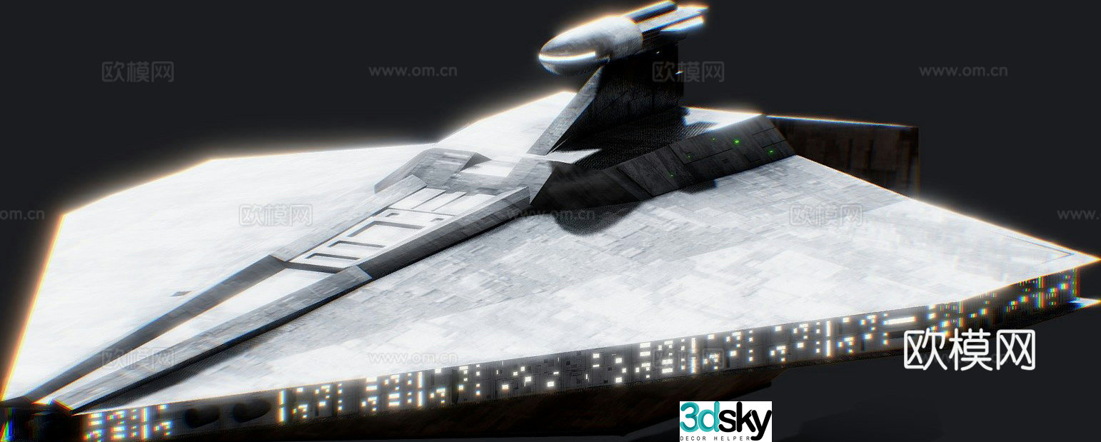 star wars assault ship 3d model
