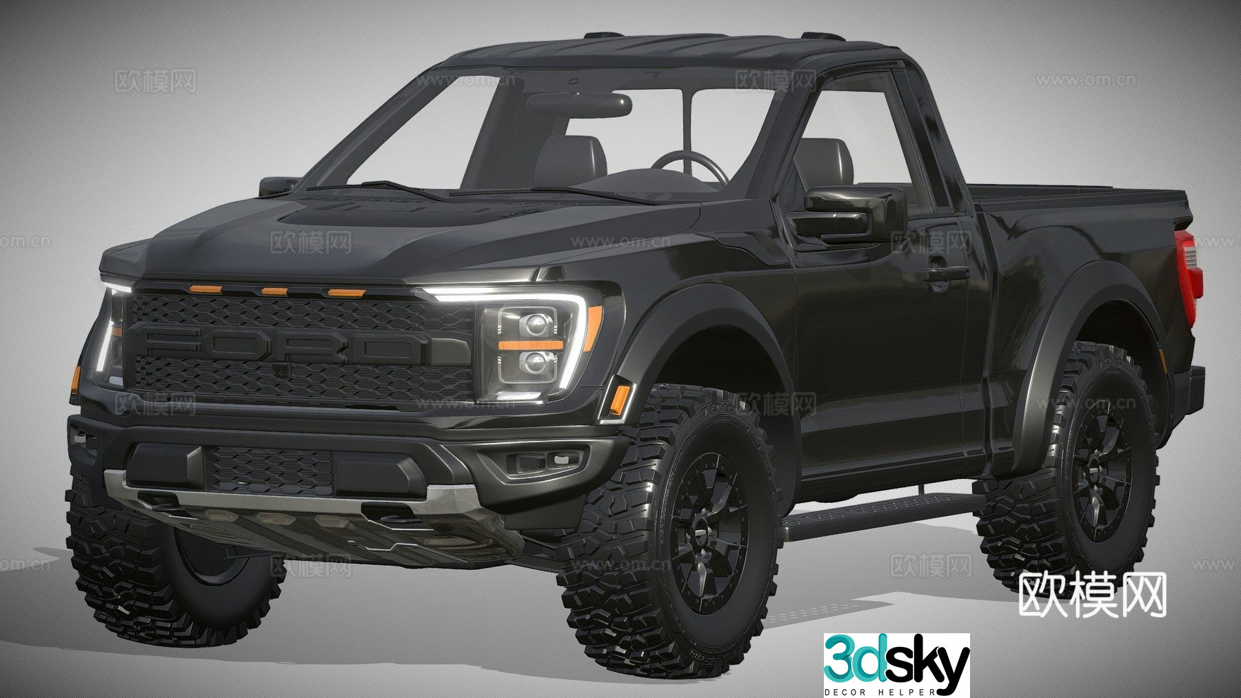 Ford F-150 pickup truck 3d model