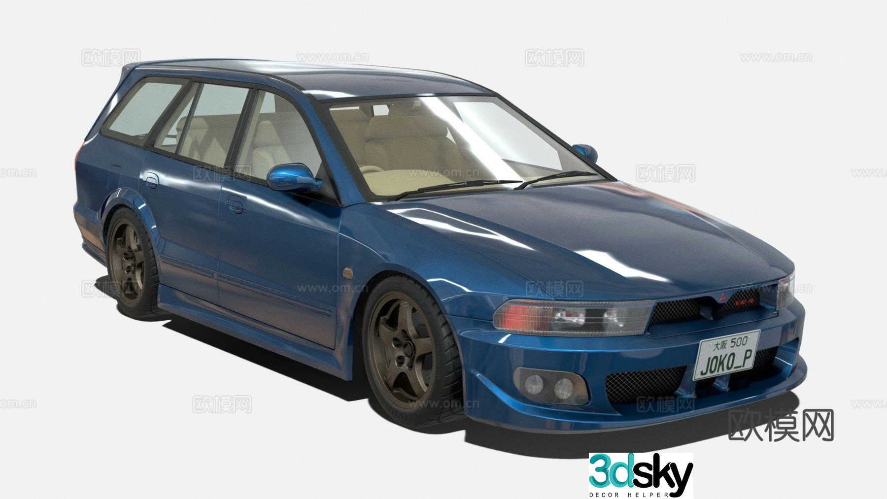 Mitsubishi Legnum car 3d model