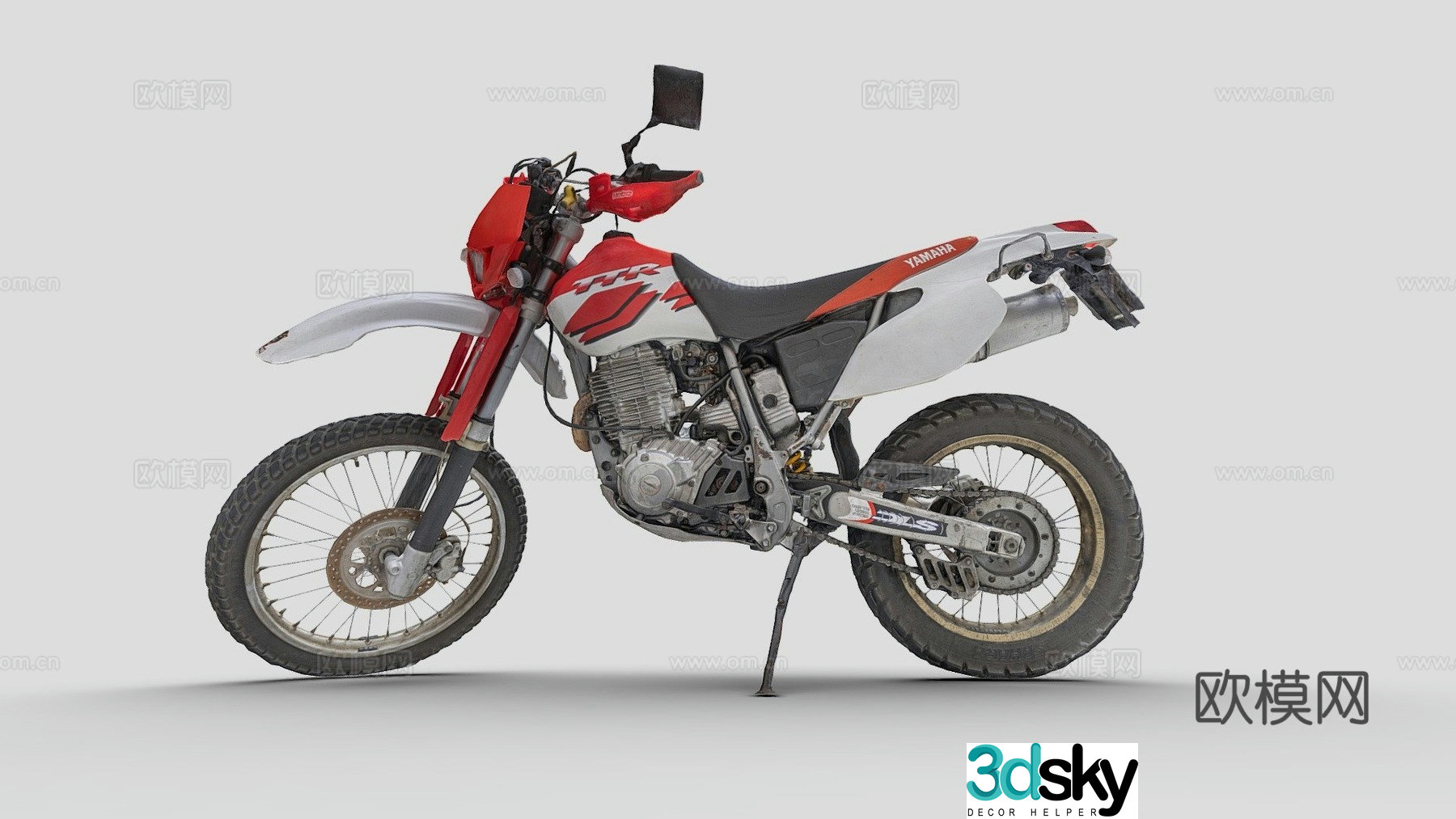 Yamaha TTR 600 cc motorcycle motorcycle 3d model