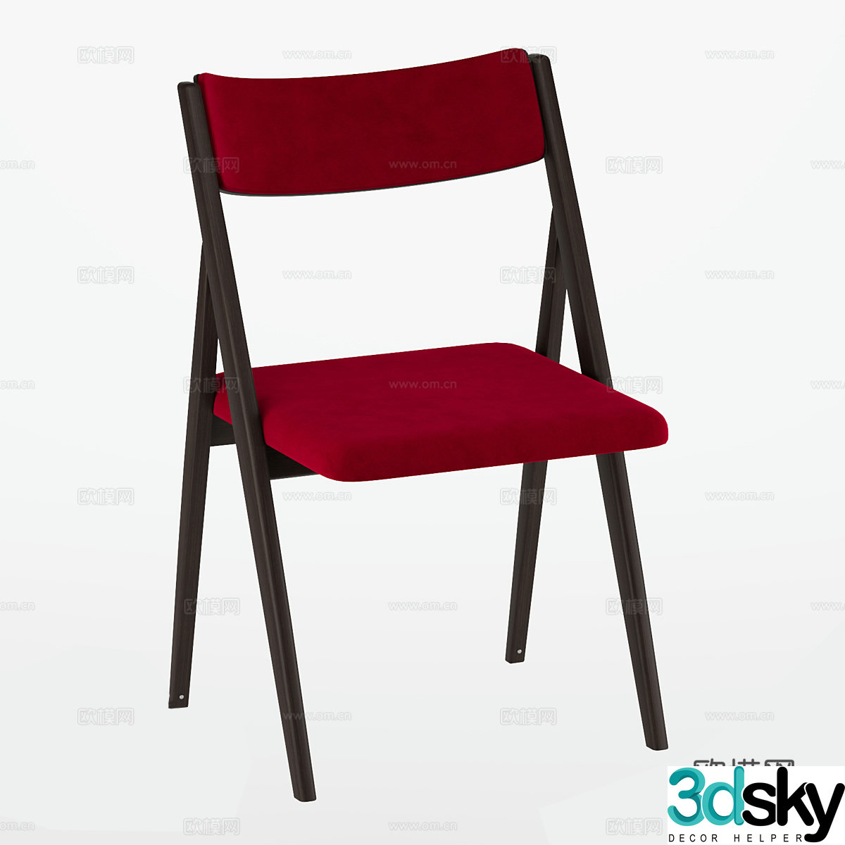 Modern chair single chair 3d model