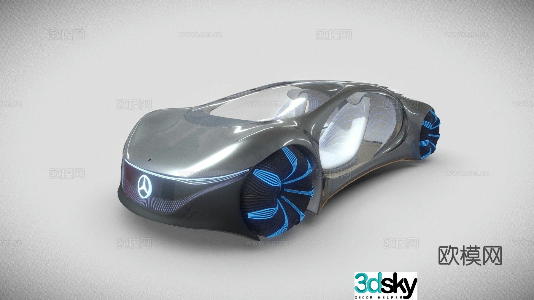 Mercedes Vision AVTR 2020 Technology Car 3d model