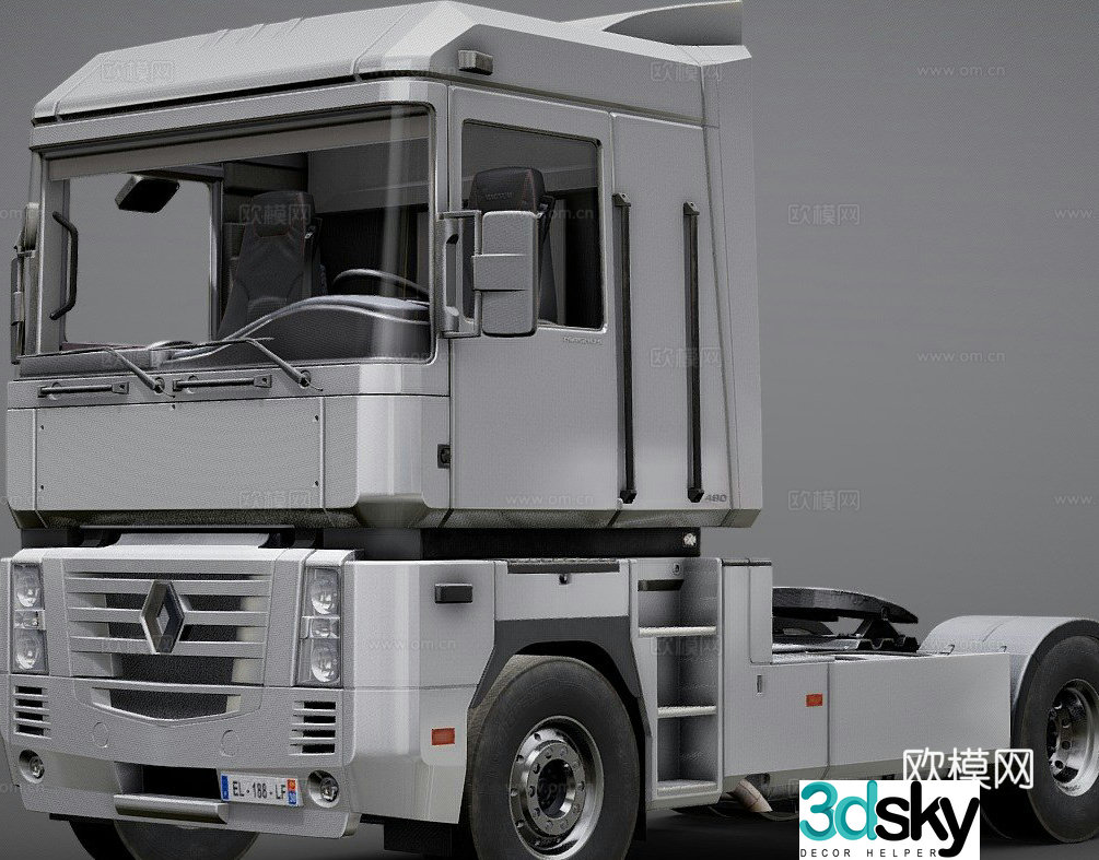 Renault magnum truck 3d model