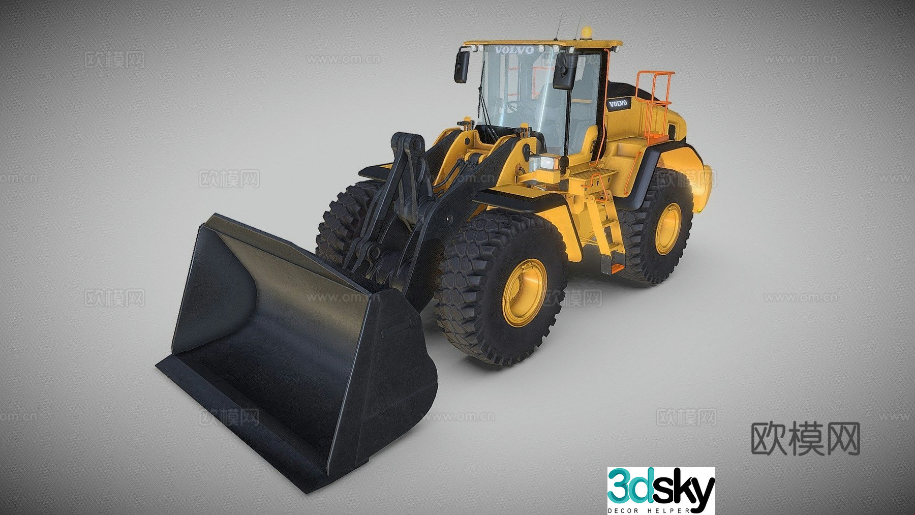 Volvo L220H bulldozer 3d model