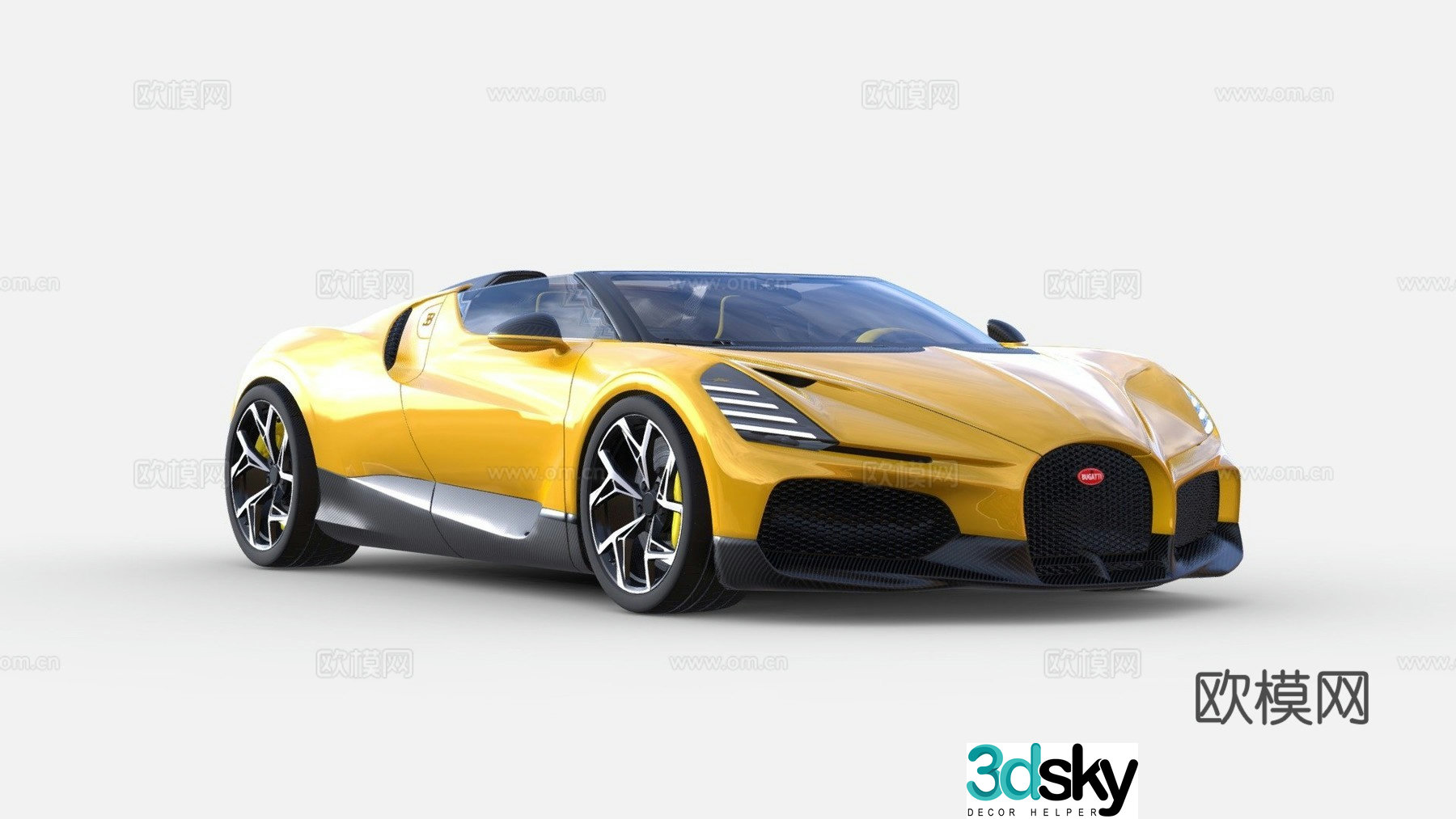 car sports car supercar 3d model