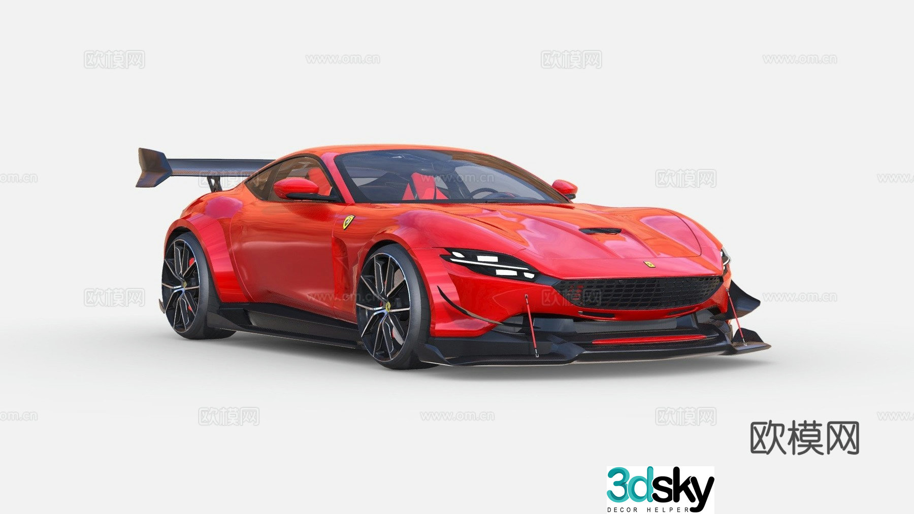car sports car supercar 3d model