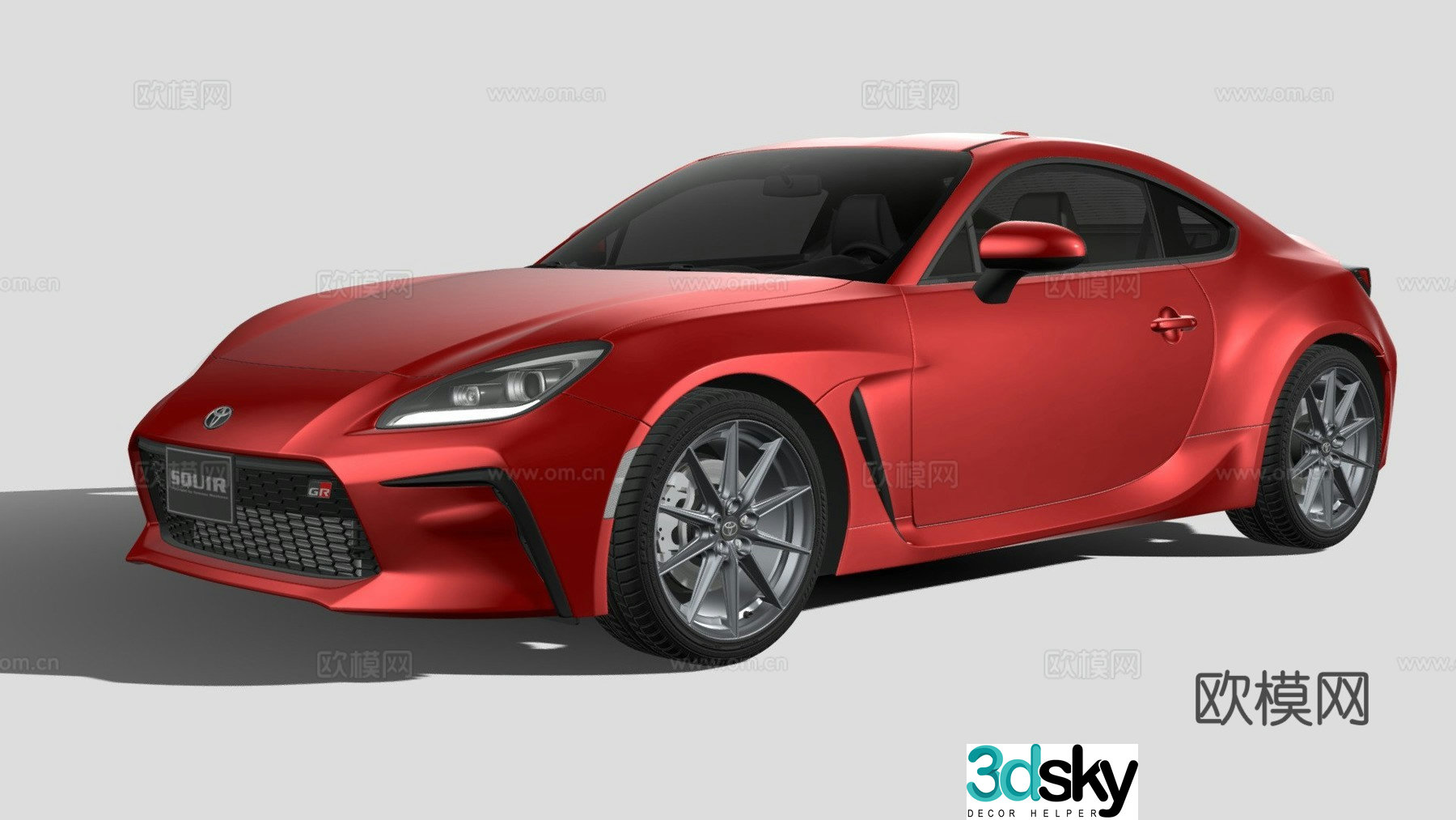 Toyota GR 86 2022 car 3d model