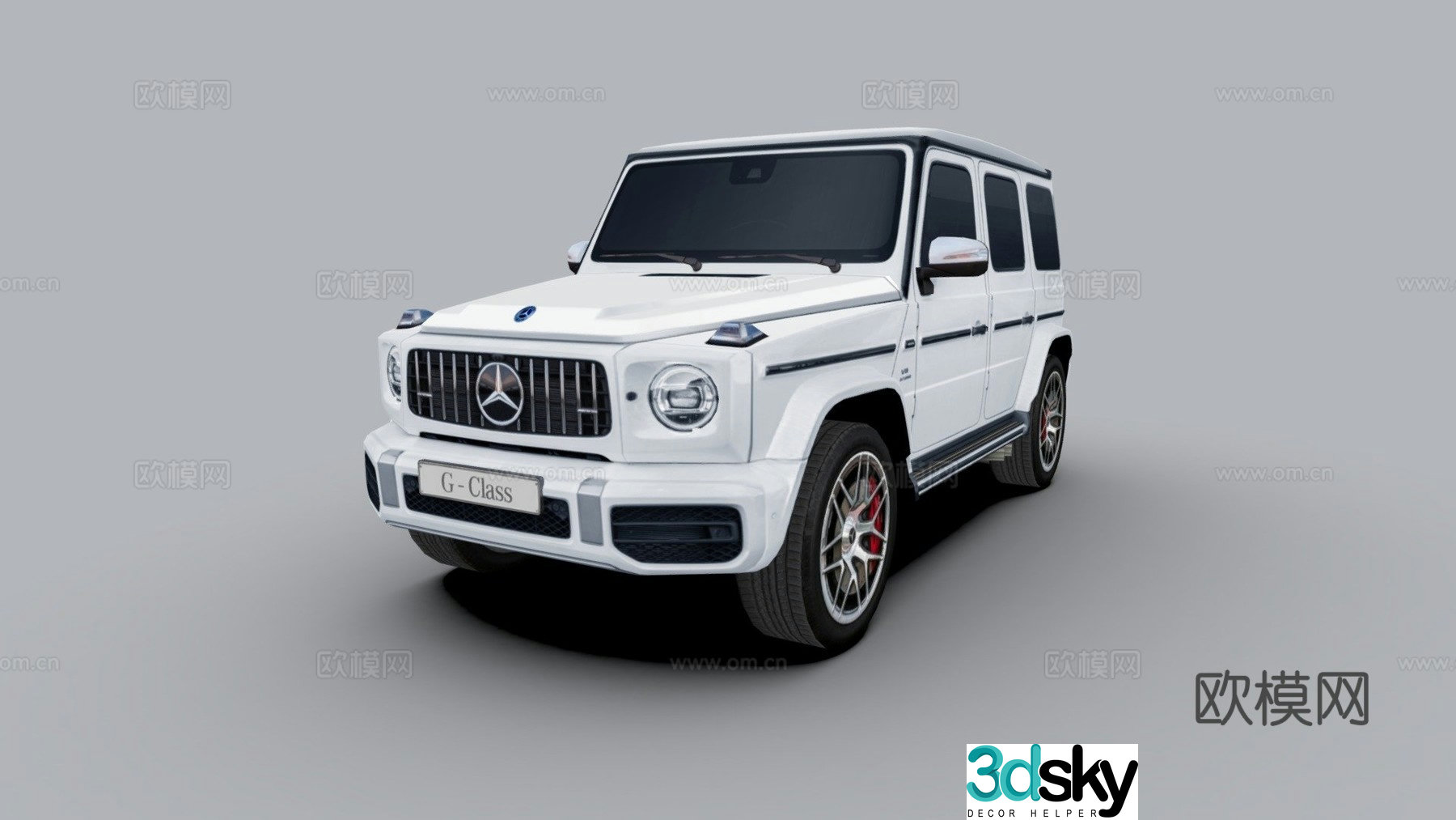 Mercedes Benz G63 AMG 2019 car sedan 3d model