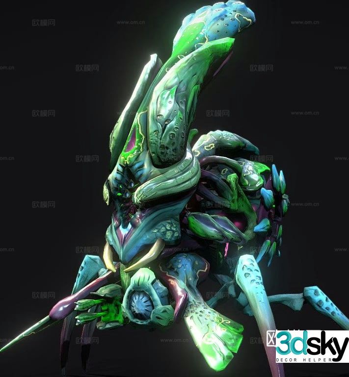 Orchid drone 3d model
