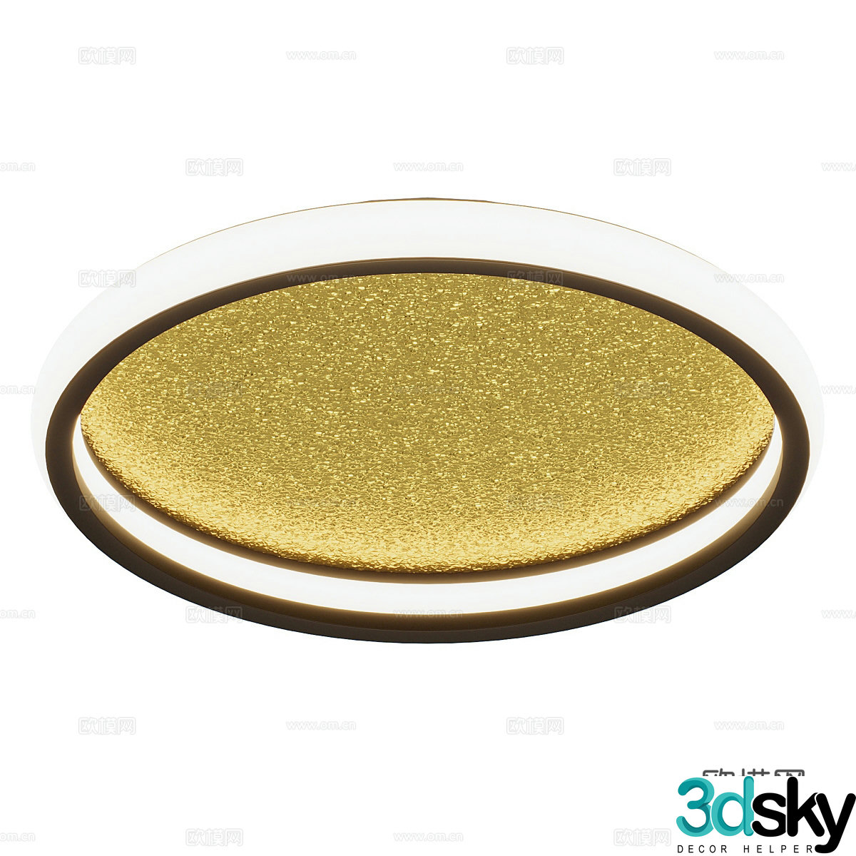 Nordic ceiling lamp round ceiling lamp 3d model