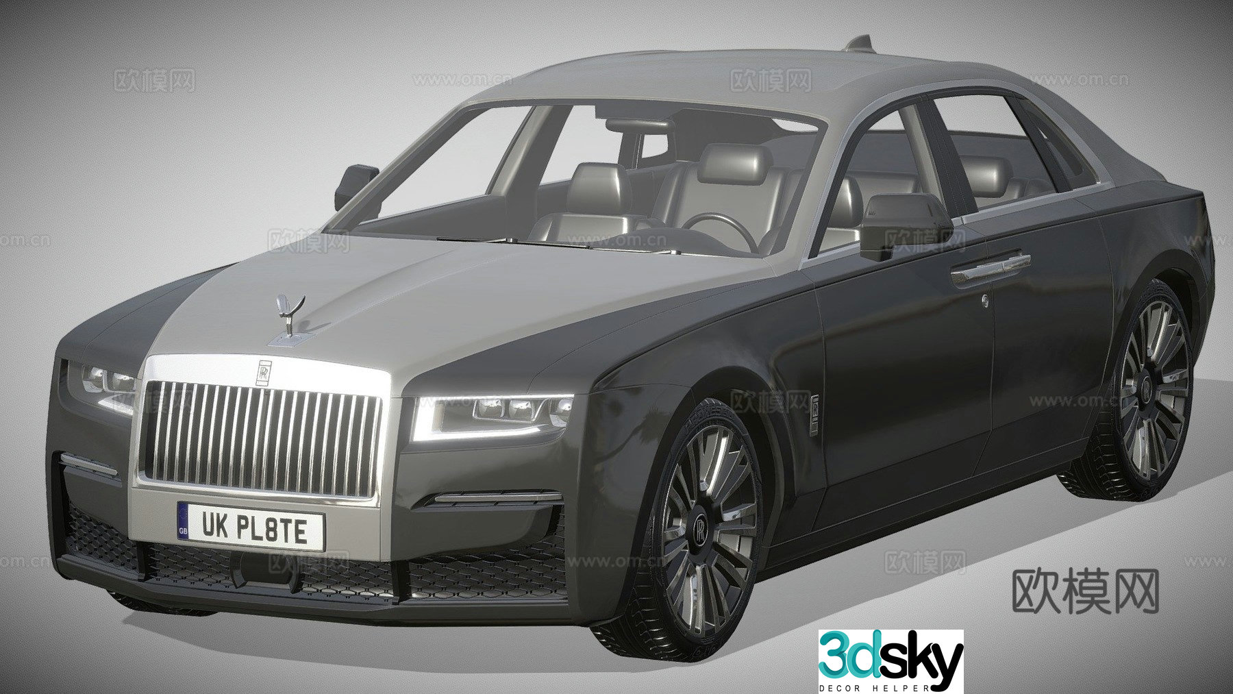 rolls royce ghost car 3d model