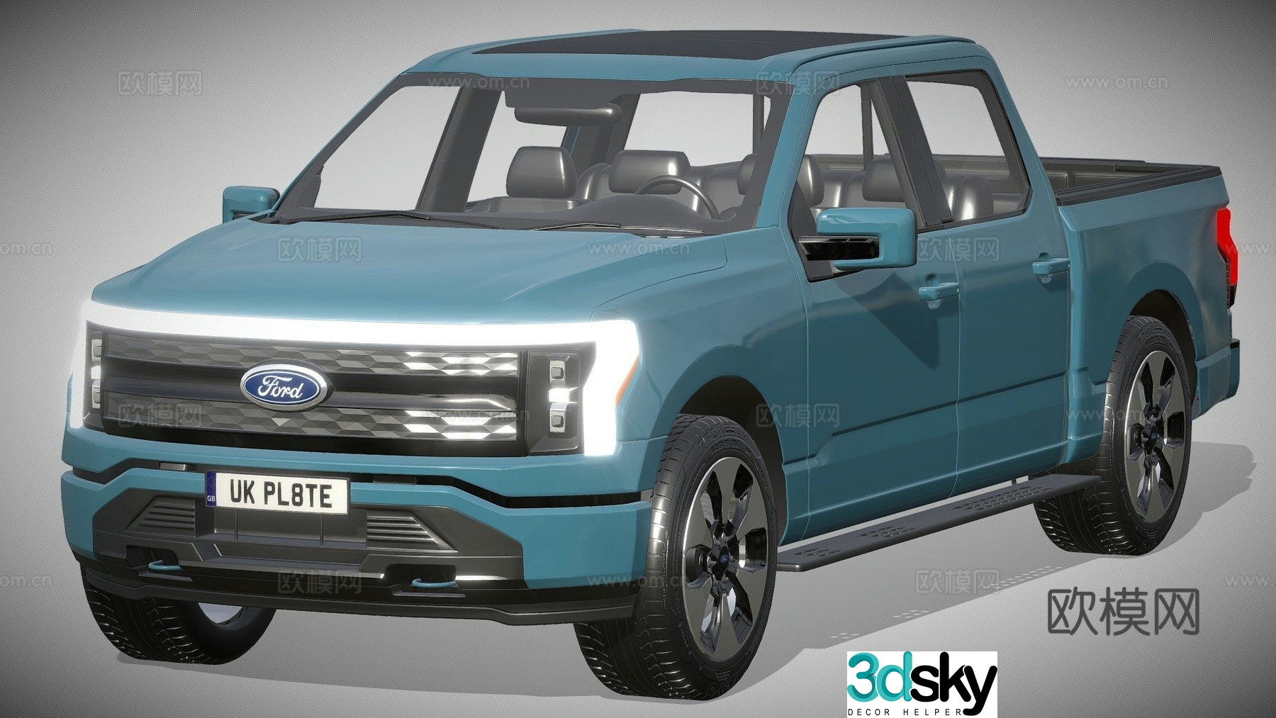 car pickup 3d model