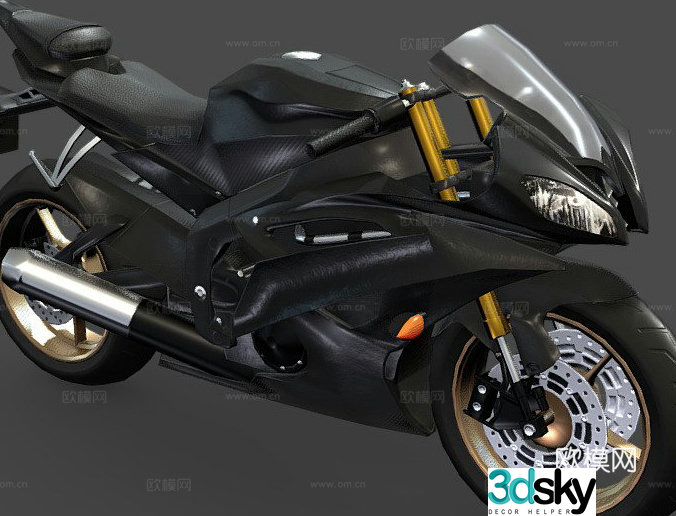 High-end motorcycle motorcycle 3d model
