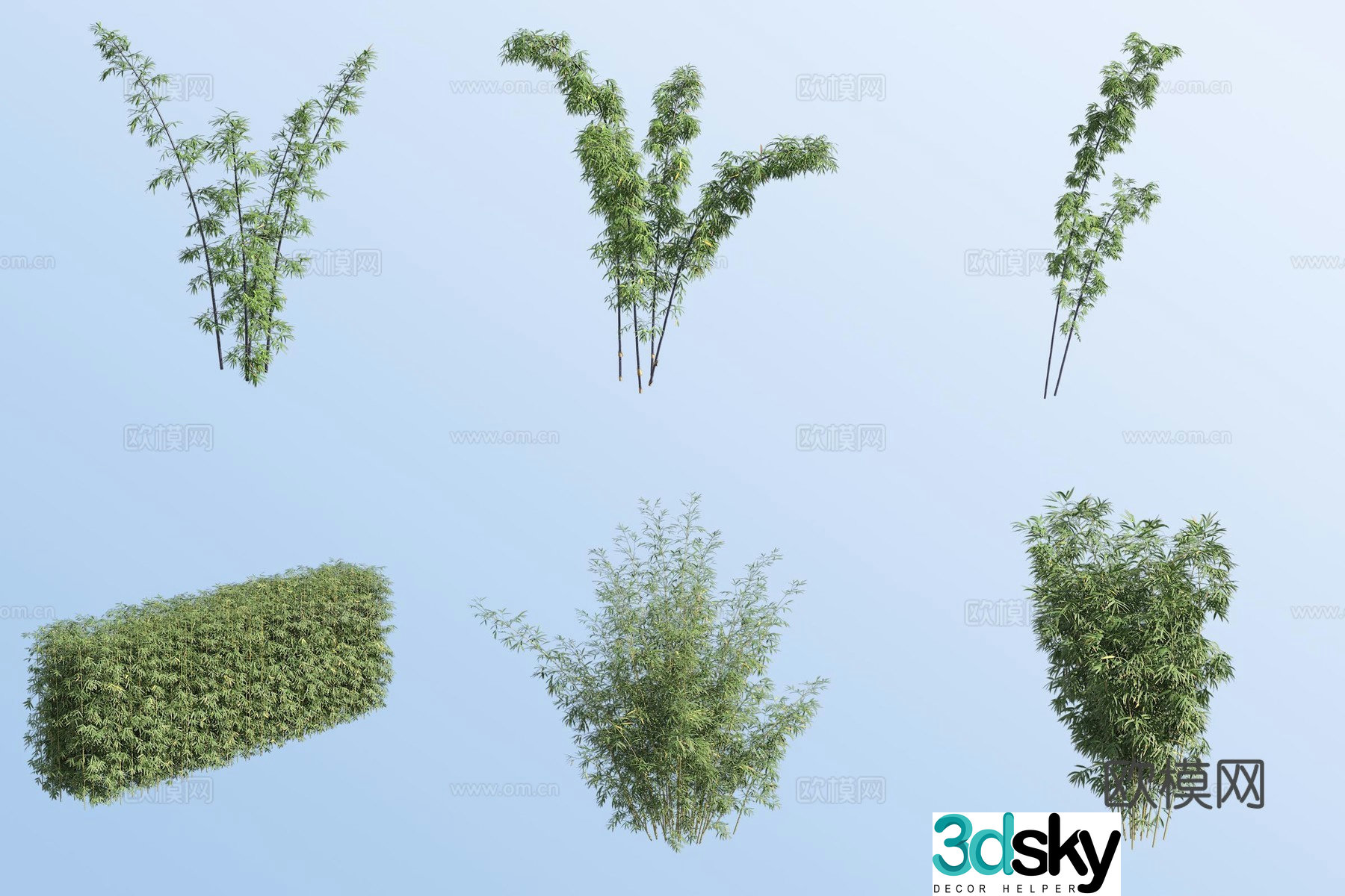East Timor black bamboo 3d model