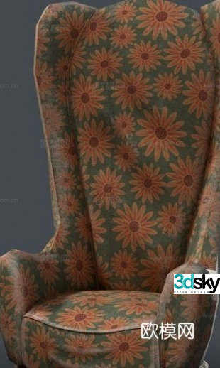 chair leisure chair 3d model