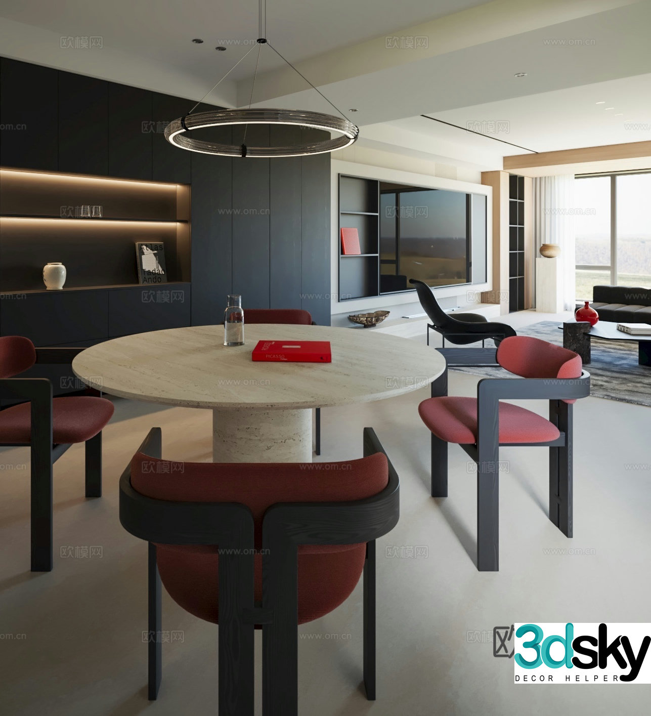 Italian restaurant 3d model