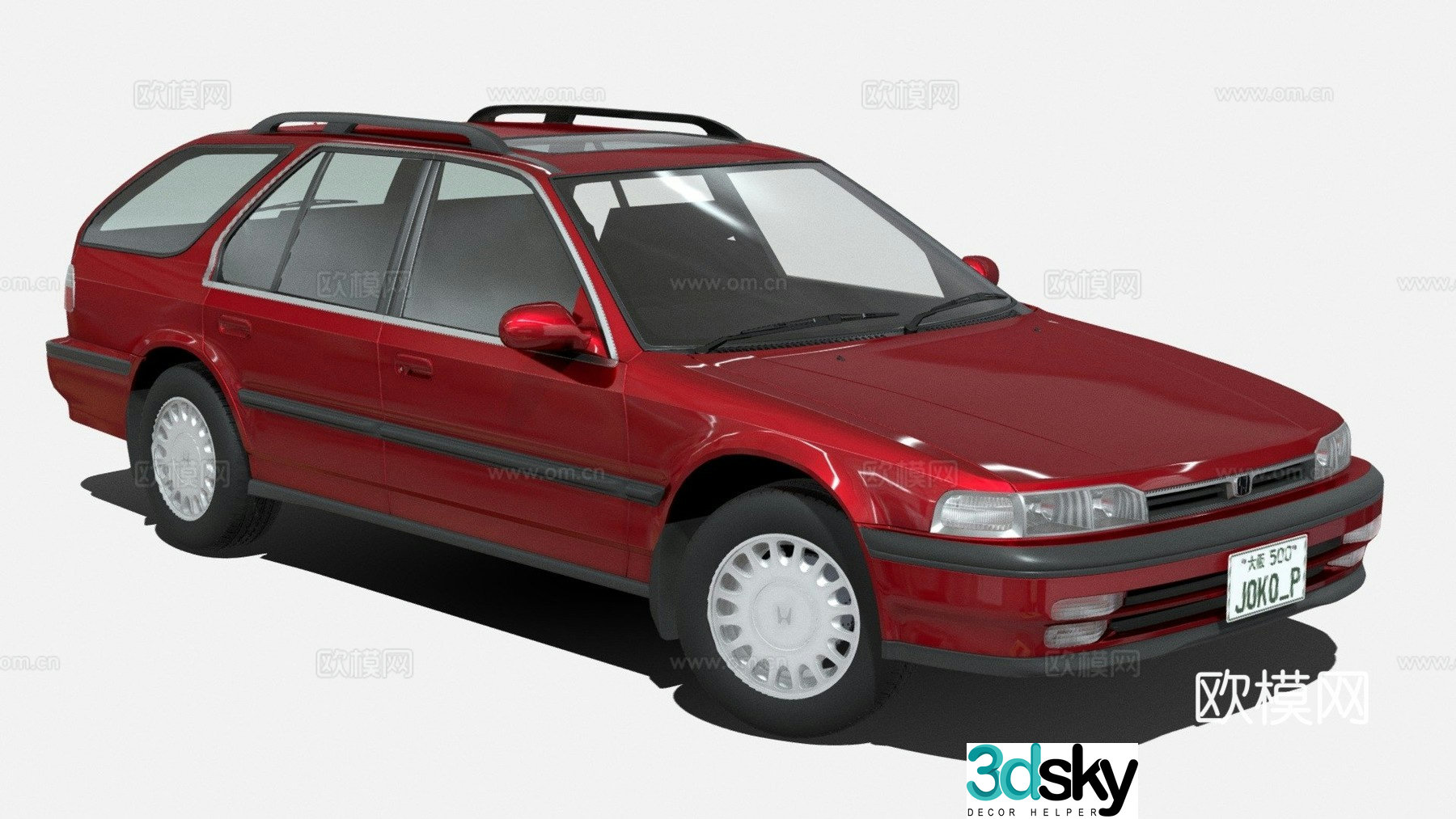 Honda Accord CB9 car sedan 3d model