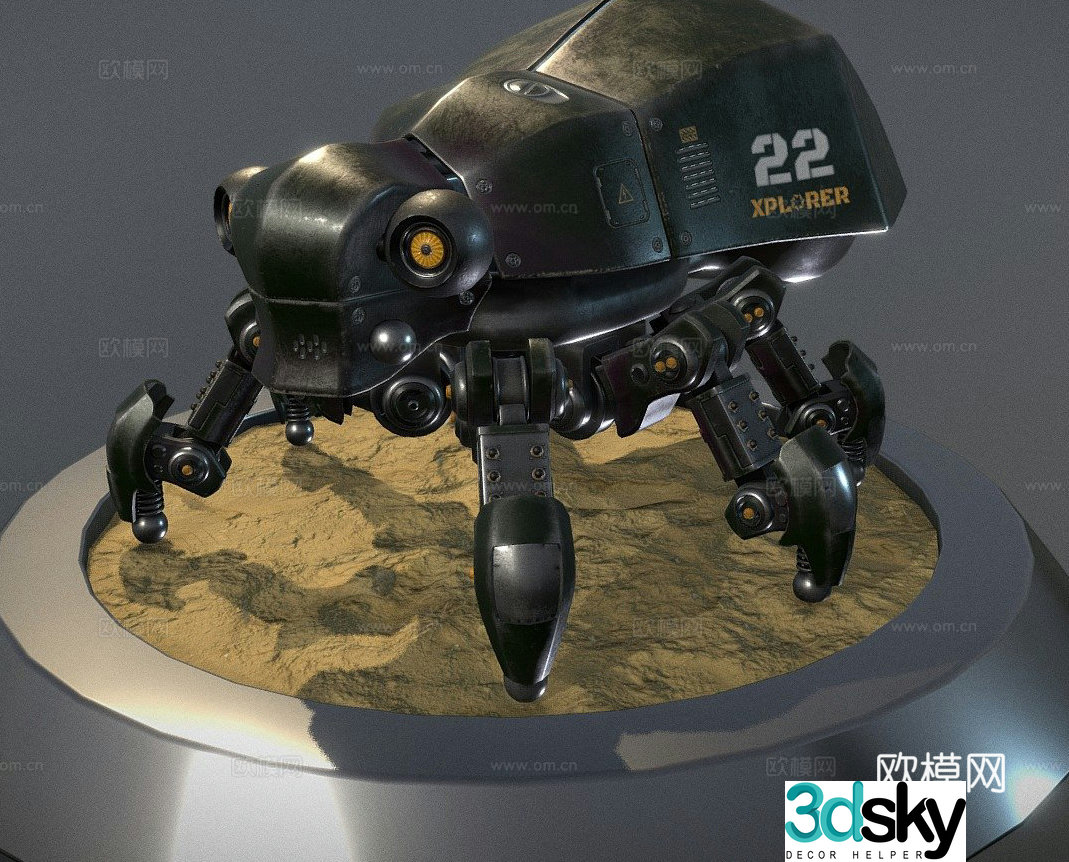 beetle drone 3d model