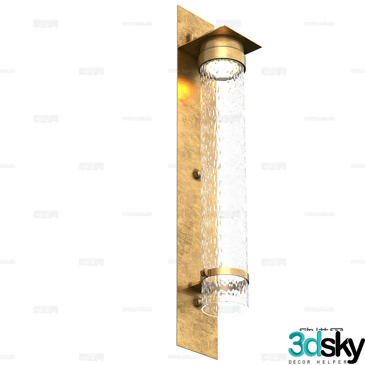 Light luxury wall lamp 3D model