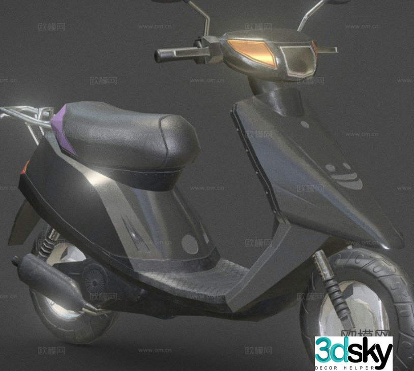 Women’s motorcycle 3d model