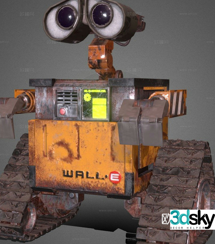 Wall-E robot 3d model