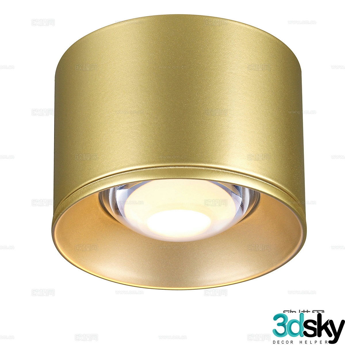 Surface mounted downlight spotlight magnetic light 3D model