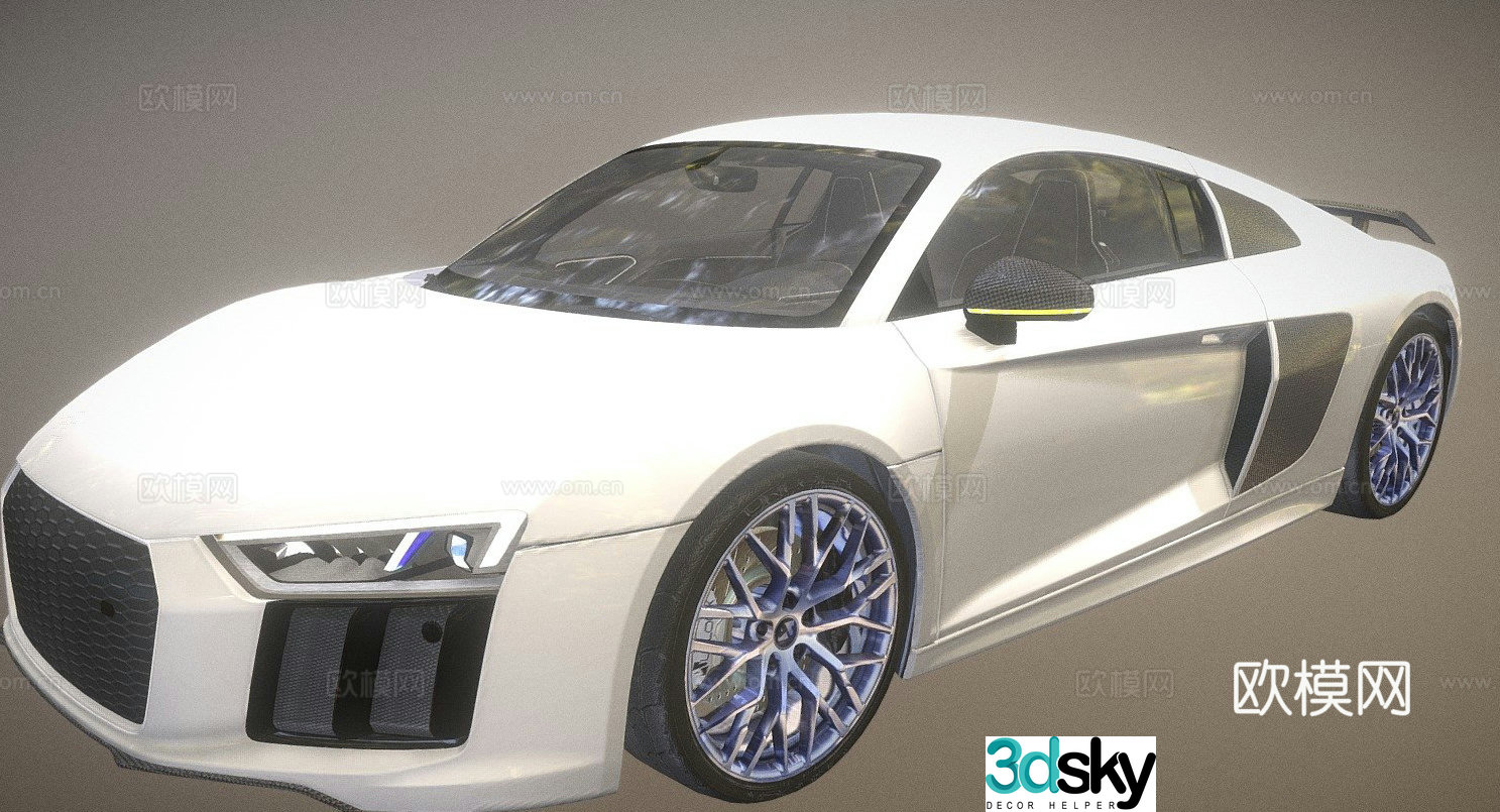 supercar car 3d model